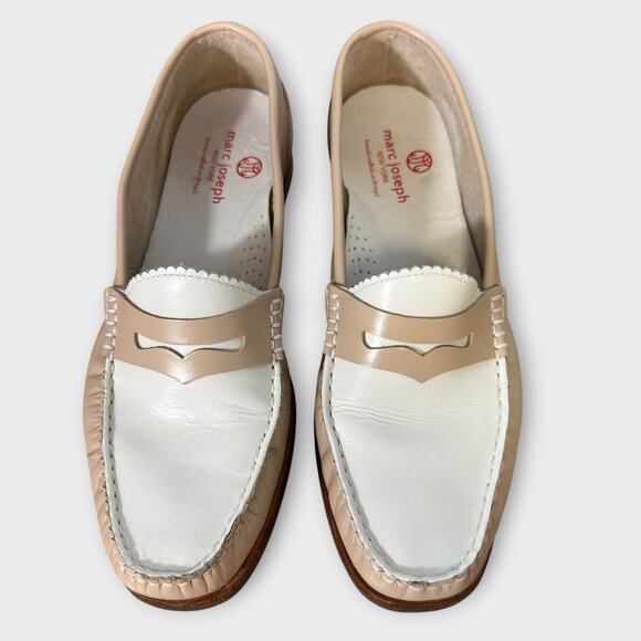 Marc Joseph East Village leather penny loafers up shoes women’s 8.5 - Picture 1 of 9